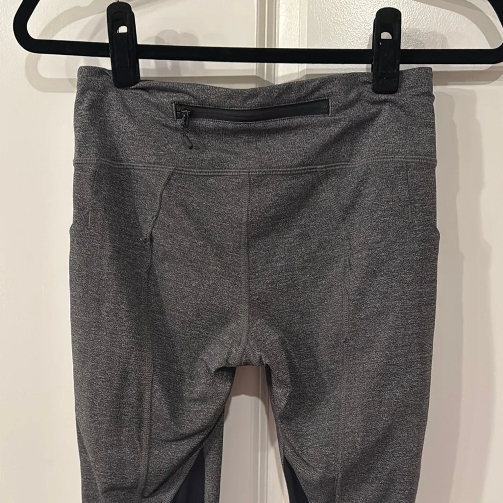 Worn Lululemon Gray Leggings size 4
